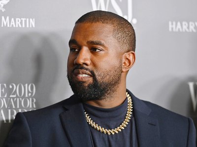 Le rappeur américain Kanye West a dévoilé pour Noël son nouvel album, "Jesus Is Born". - Angela Weiss / AFP