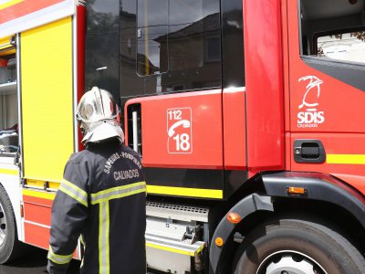 Les sapeurs-pompiers du Calvados sont intervenus à Sannerville, mardi 31 décembre.