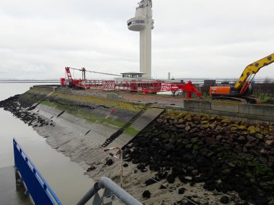 Les travaux du port de Honfleur se dérouleront jusqu'au 31 mars. - ©Département du Calvados