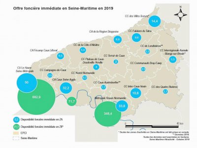 En Seine-Maritime, plus de 190 hectares apparaissent comme encore disponibles sur une cinquantaine de zones d'activités. - Joris Marin