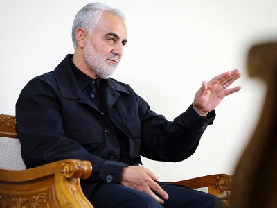 Le général iranien Qassem Soleimani, le 1er octobre 2019 à Téhéran - - [KHAMENEI.IR/AFP/Archives]