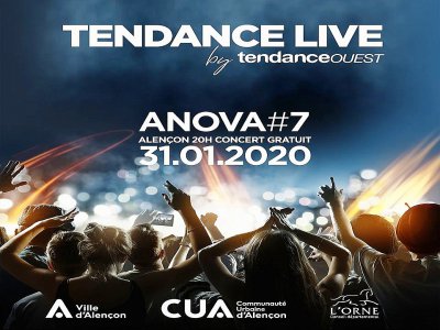 Jouez maintenant par SMS et remportez vos places assises pour le Tendance Live by Tendance Ouest, le vendredi 31 janvier, à l'Anova d'Alençon. - Tendance Ouest