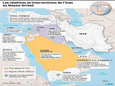 Les relations et interventions de l'Iran au Moyen-Orient - [AFP]