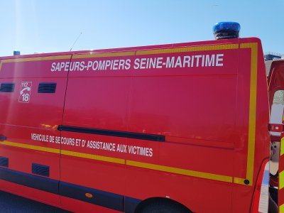 Les 7 victimes de l'accident ont été transportées au CHU de Rouen. - Gilles Anthoine