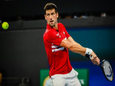 Novak Djokovic, président du Conseil des joueurs de l'ATP, avait demandé dimanche aux organisateurs de l'Open d'envisager un report du tournoi - Patrick HAMILTON [AFP]