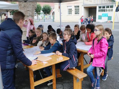 Les élèves de l'école Millepertuis, dont les enseignants font grève, seront accueillis à l'école Eustache-Restout. - Léa Quinio