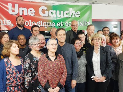 À Alençon, la liste "Une Gauche unie écologique et solidaire" a été officialisée le mardi 7 janvier. - Eric Mas