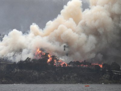 Incendies de forêts à Eden en Australie le 6 janvier 2020 - SAEED KHAN [AFP/Archives]