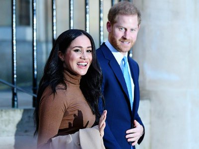 Le prince Harry et son épouse Meghan le 7 janvier 2020 à Londres - DANIEL LEAL-OLIVAS [POOL/AFP/Archives]