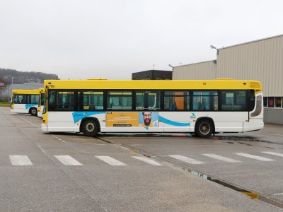 Keolis a informé que le dépôt de bus Zéphir à Tourlaville était bloqué ce jeudi 9 janvier matin. - Marthe Rousseau