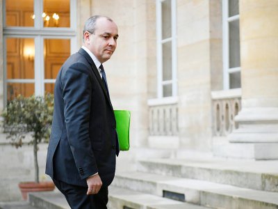 Laurent Berger arrive au ministère du Travail pour les consultations le 7 janvier 2020 à Paris - Lionel BONAVENTURE [AFP]