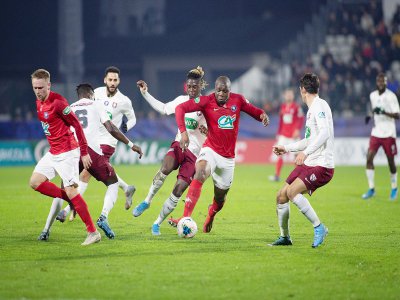 Adama Sidibé et le FC Rouen ont su trouver le bon chemin devant Metz. Il faut maintenant croire en une nouvelle soirée de folie contre Angers. - Romain Flohic