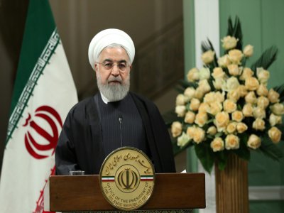 Le président iranien Hassan Rohani, le 12 janvier 2020 à Téhéran - - [Présidence iranienne/AFP]