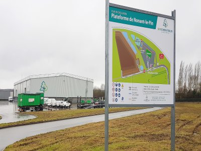 Le nouveau bâtiment de Biocombustibles à Nonant-le-Pin. - Eric Mas