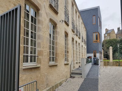 La nouvelle Maison des solidarités a ouvert mi-janvier, près de la Halle au Blé, en plein centre-ville d'Alençon. - Eric Mas