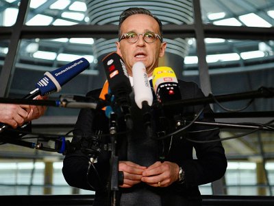 Le ministre allemand des Affaires étrangères, Heiko Maas, le 14 janvier 2020 à Berlin - John MACDOUGALL [AFP/Archives]