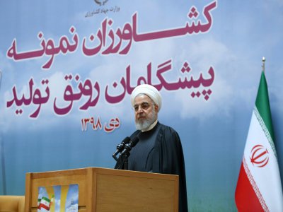 Photo fournie par la présidence iranienne du président Hassan Rohani, le 14 janvier 2020 à Téhéran - - [Présidence iranienne/AFP]