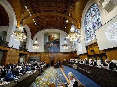 La Cour internationale de justice à La Haye le 10 décembre 2019 - Koen Van WEEL [ANP/AFP]