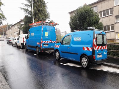 Les services d'Enedis ont été mobilisés pour remettre en service l'électricité dans l'intégralité des foyers au Havre ce vendredi 24 janvier. Illustration