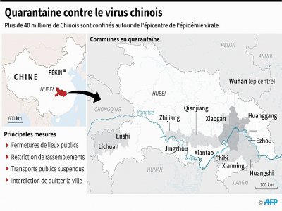 Quarantaine contre le virus chinois - John SAEKI [AFP]