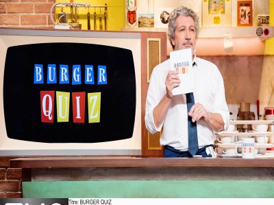 Burger Quiz c'est bientôt terminé... Et c'est Alain Chabat qui le dit. - © CHRISTOPHE CHARZAT / TF1 - © Christophe Charzat