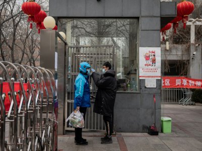 The city is normally quiet around the Lunar New Year holiday but news of the rapidly spreading infection has left malls and boulevards exceptionally silent - NICOLAS ASFOURI [AFP]