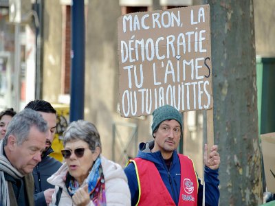 Manifestation contre la réforme des retraites, le 29 janvier 2020 à Toulouse - Pascal PAVANI [AFP]