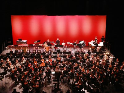 L'Orchestre d'Harmonie d'Hérouville est une formation de près de 80 musiciens élèves. - Fred Fournier