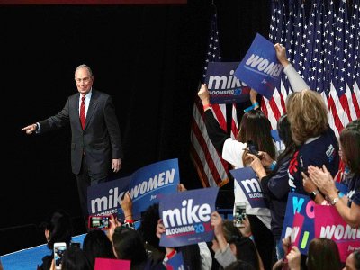 Michael Bloomberg, candidat à la primaire démocrate, le 15 janvier 2020 à New York - TIMOTHY A. CLARY [AFP/Archives]