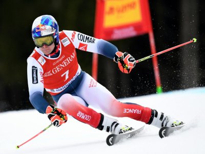 Le Français Alexis Pinturault lors du slalom géant de Garmisch-Partenkirchen, le 2 février 2020 - Christof STACHE [AFP]