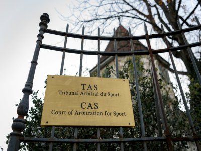 Siège du Tribunal arbitral du sport, le 15 novembre 2017 à Lausanne - Fabrice COFFRINI [AFP/Archives]