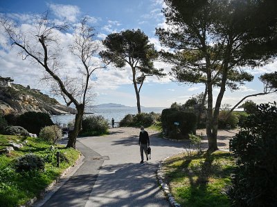 La résidence Vacanciel à Carry-le-Rouet, près de Marseille, où sont  confinés des habitants de Wuhan, le 7 février 2020 - HECTOR RETAMAL [AFP]
