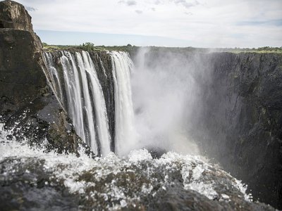 Les chutes Victoria côté zambien le 23 janvier 2020 - Guillem Sartorio [AFP]