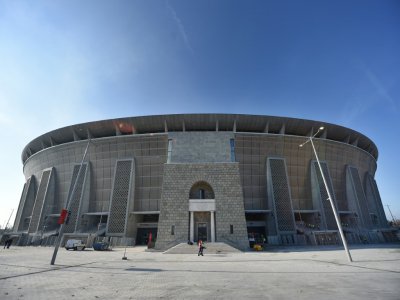 Vue générale du stade de Budapest, une des villes hôtes de l'Euro-2020 de football, le 4 novembre 2019 - ATTILA KISBENEDEK [AFP/Archives]