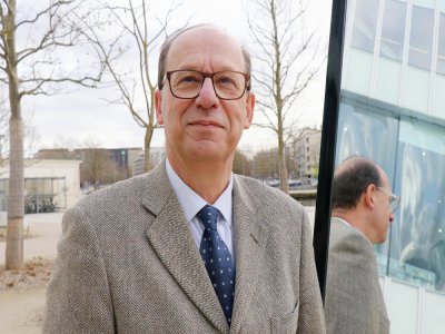 Gilles Déterville, tête de liste de Caen au Coeur. - Célia Caradec