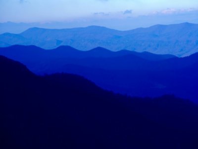 La chaîne montagneuse des  Blue Ridge en Virginie, Etats-Unis, au petit matin - KAREN BLEIER [AFP/Archives]