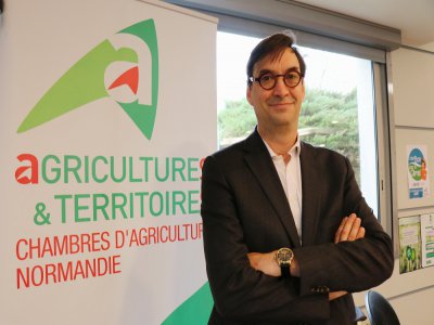 Sébastien Windsor, président de la Chambre d'agriculture de Normandie.