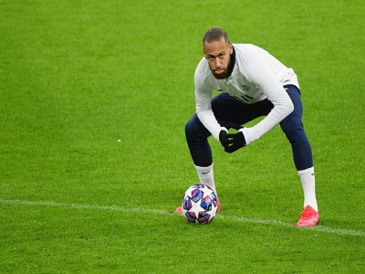 L'attaquant brésilien du Paris-SG, Neymar, à l'entraînement avec l'équipe la veille du match de Ligue des champions face au Borussia, à Dortmund, le 17 février 2020 - Ina FASSBENDER [AFP]