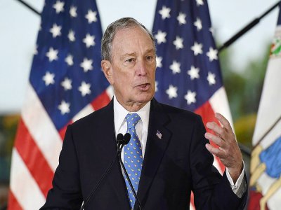 Le candidat démocrate à la Maison Blanche Michael Bloomberg, le 13 décembre 2019 à Alexandria, en Virginie - Olivier Douliery [AFP/Archives]