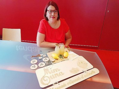 Nabila Namoune a lancé sa citronnade en 2018 après un financement participatif réussi.