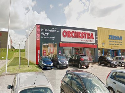Le magasin de Barentin est concerné par les fermetures annoncées par le groupe Orchestra. - Google street view