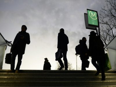 La sortie de la station de métro de Bercy en décembre 2019 à Paris - Aurore MESENGE [AFP/Archives]