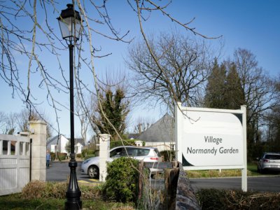Le village "Normandy Garden", le 20 février 2020 à Branville, dans le Calvados, où seront accueillis des Français rapatriés de Chine - LOU BENOIST [AFP]