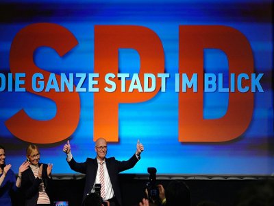 Le maire de Hambourg et chef de file des sociaux-démocrates du SPD Peter Tschentscher le 23 février 2020 à Hambourg - Patrik Stollarz [AFP]