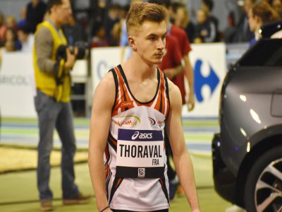 Antoine Thoraval, de l'USOM Athlétisme Mondeville. - Aurélien Renault