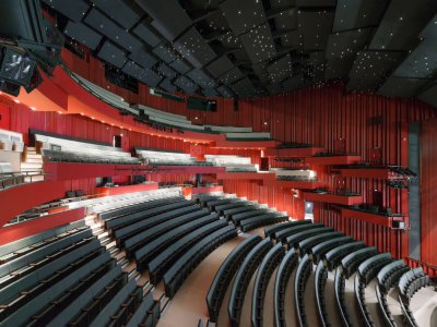 L'intérieur du théâtre de Caen, capturé par Philippe Delval. - Philippe Delval