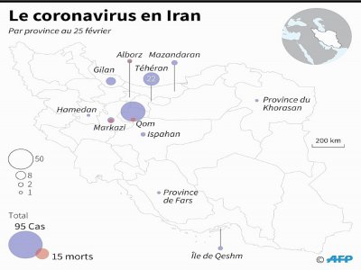Le coronavirus en Iran - Jonathan WALTER [AFP]