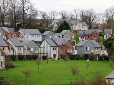Le Normandy Garden de Pierre & Vacances de Branville bénéficie de maisons individuelles.