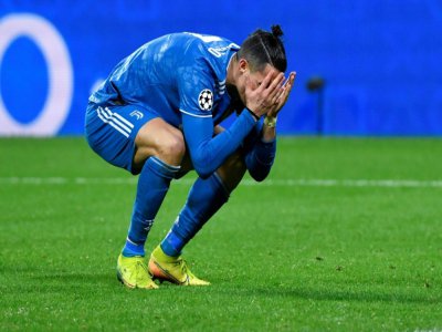 Le Portugais Cristiano Ronaldo lors du 8e de finale aller de Ligue des champions, le 26 février 2020 à Lyon - Philippe DESMAZES [AFP]
