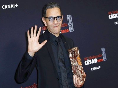 Roschdy Zem, récompensé par le César du meilleur acteur pour "Roubaix, une lumière" - Thomas SAMSON [AFP]